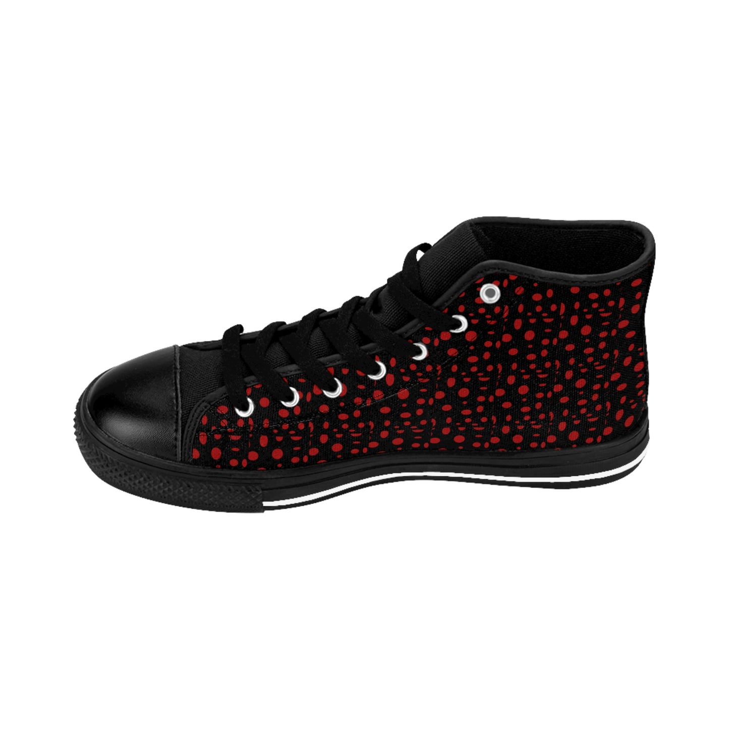 Small Black Ladybug Women's Classic Sneakers