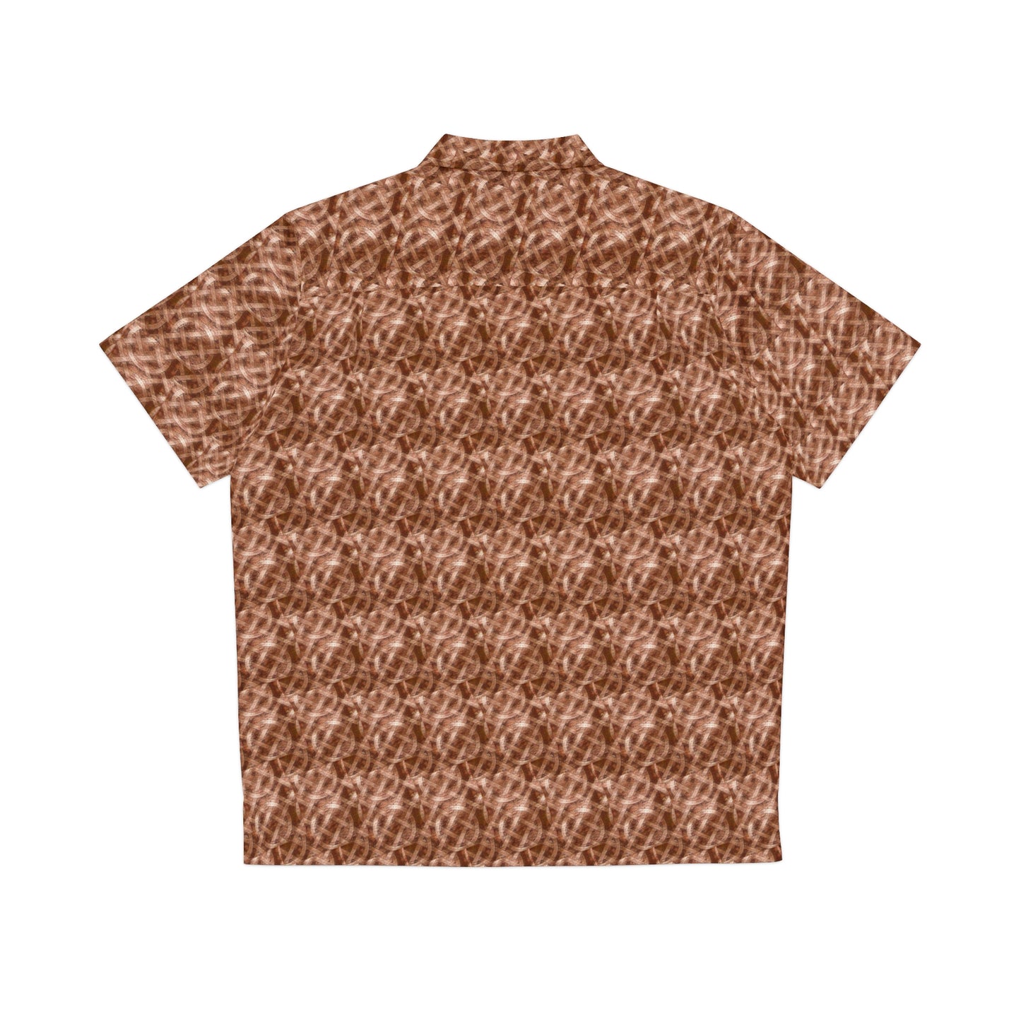 Chain Brown  Men's Hawaiian Shirt