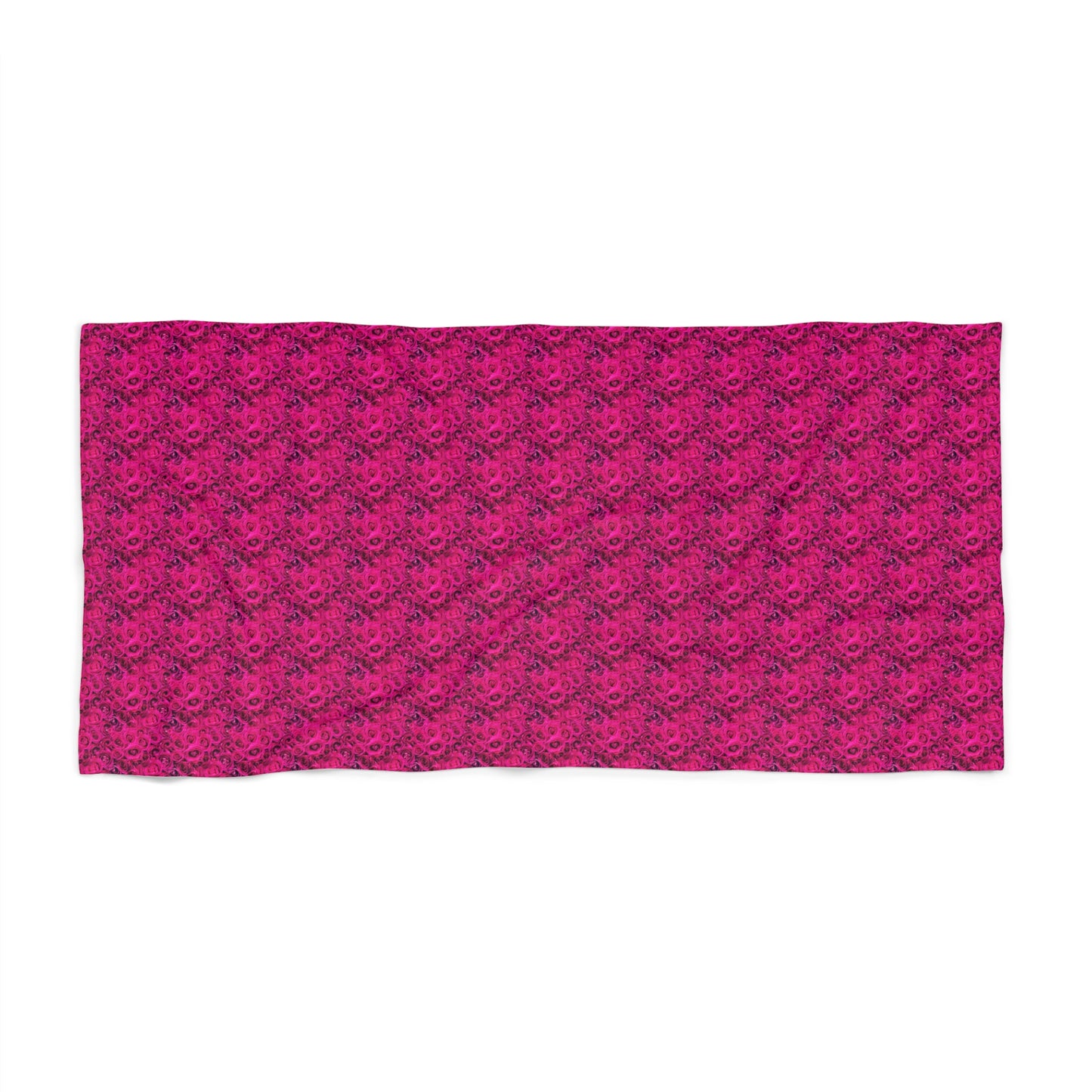 Pink-Roses Beach Towel