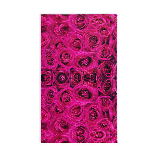 Pink-Roses Hand Towel