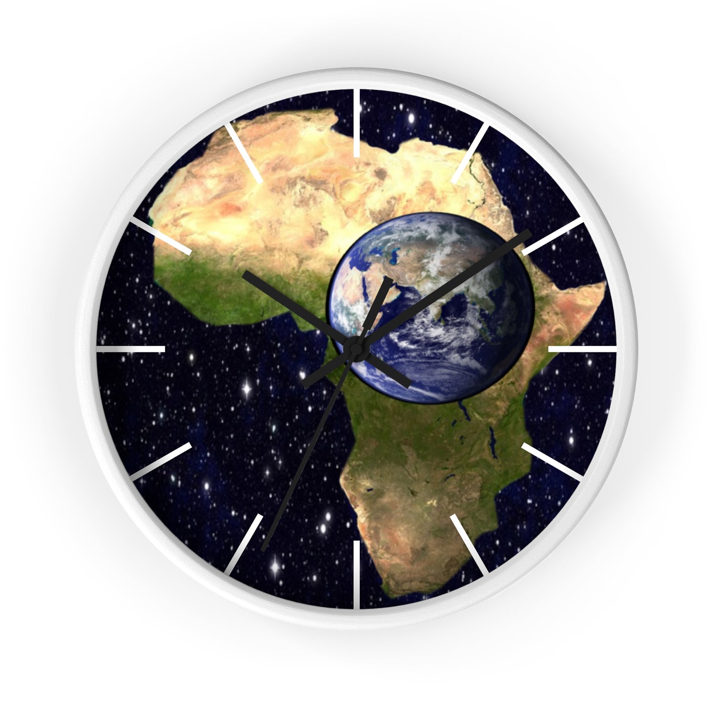 Earth In Africa Wall clock