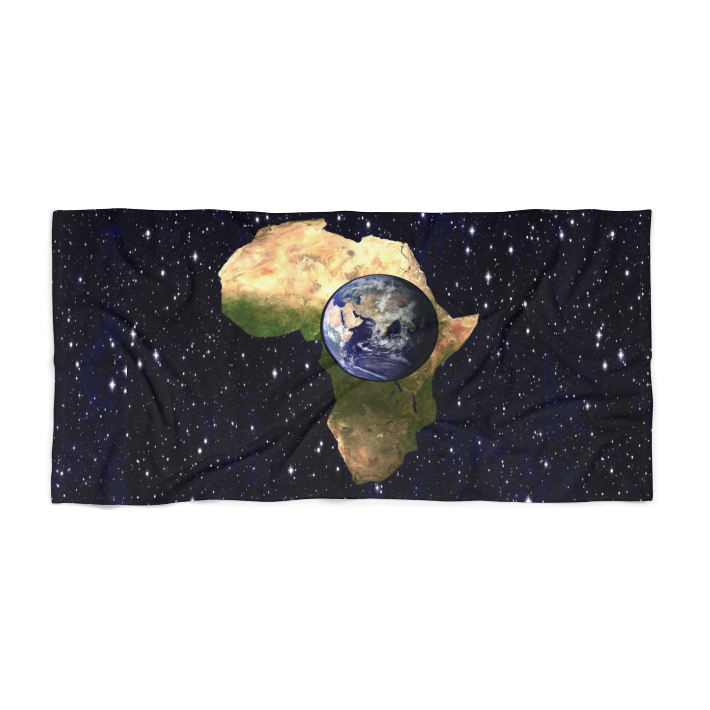 Earth In Africa Beach Towel