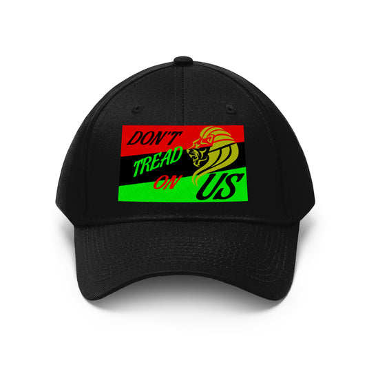 Don't Tread On Us.    (EMBROIDERED )             Unisex Twill Hat