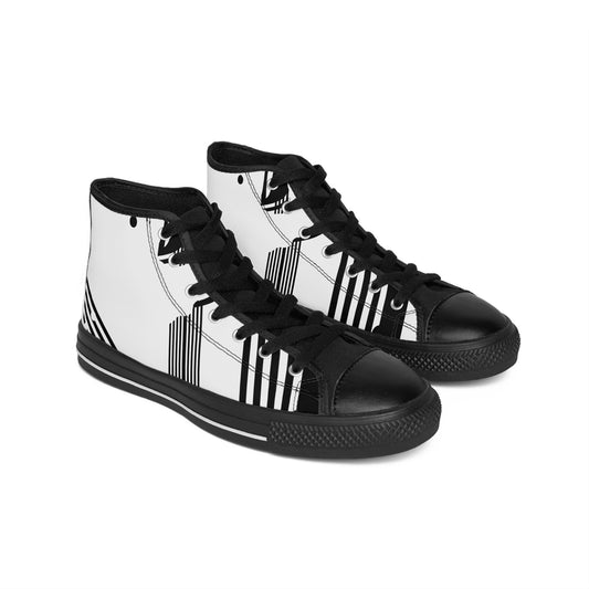 B & W D String Women's Classic Sneakers