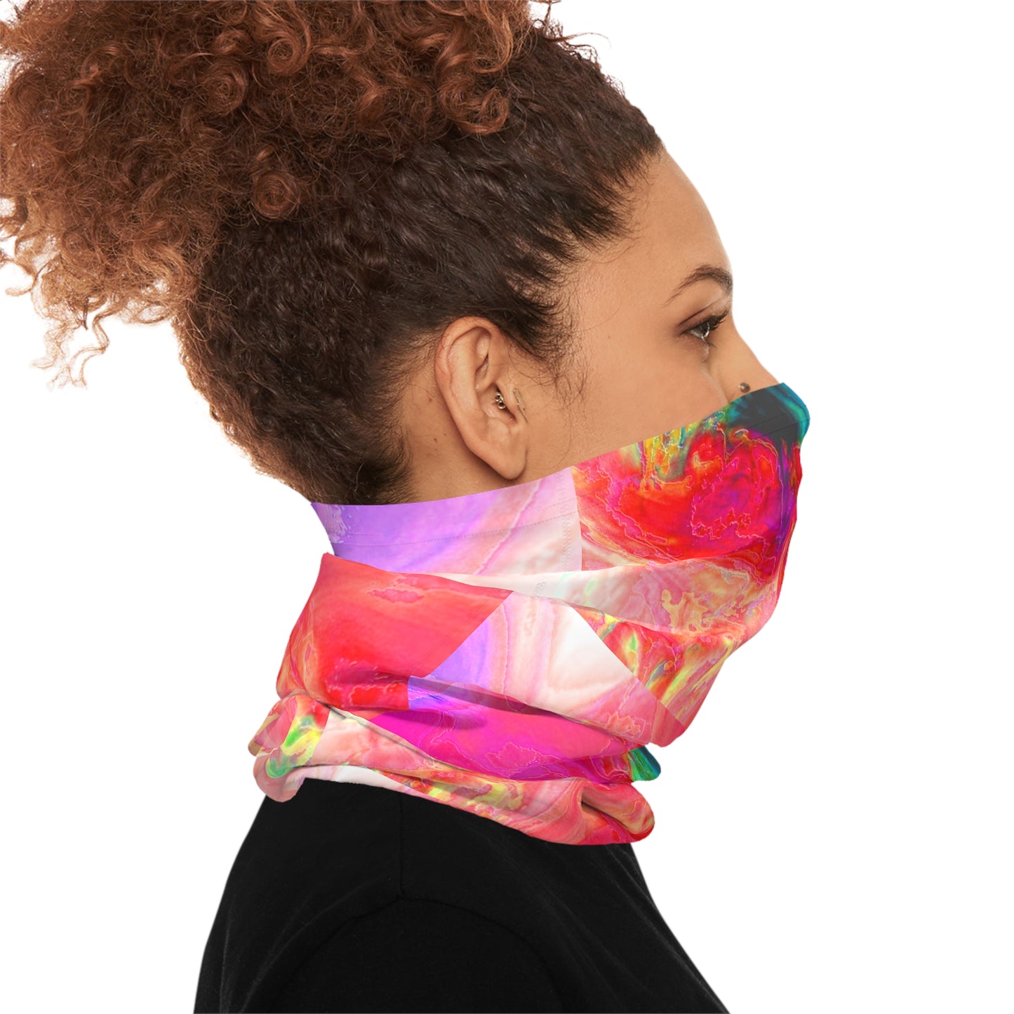 Red Mix  Midweight Neck Gaiter