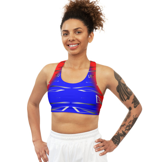 Red Point Seamless Sports Bra (AOP)