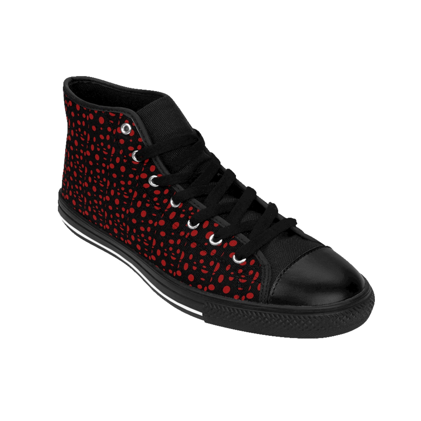 Small Black Ladybug Women's Classic Sneakers