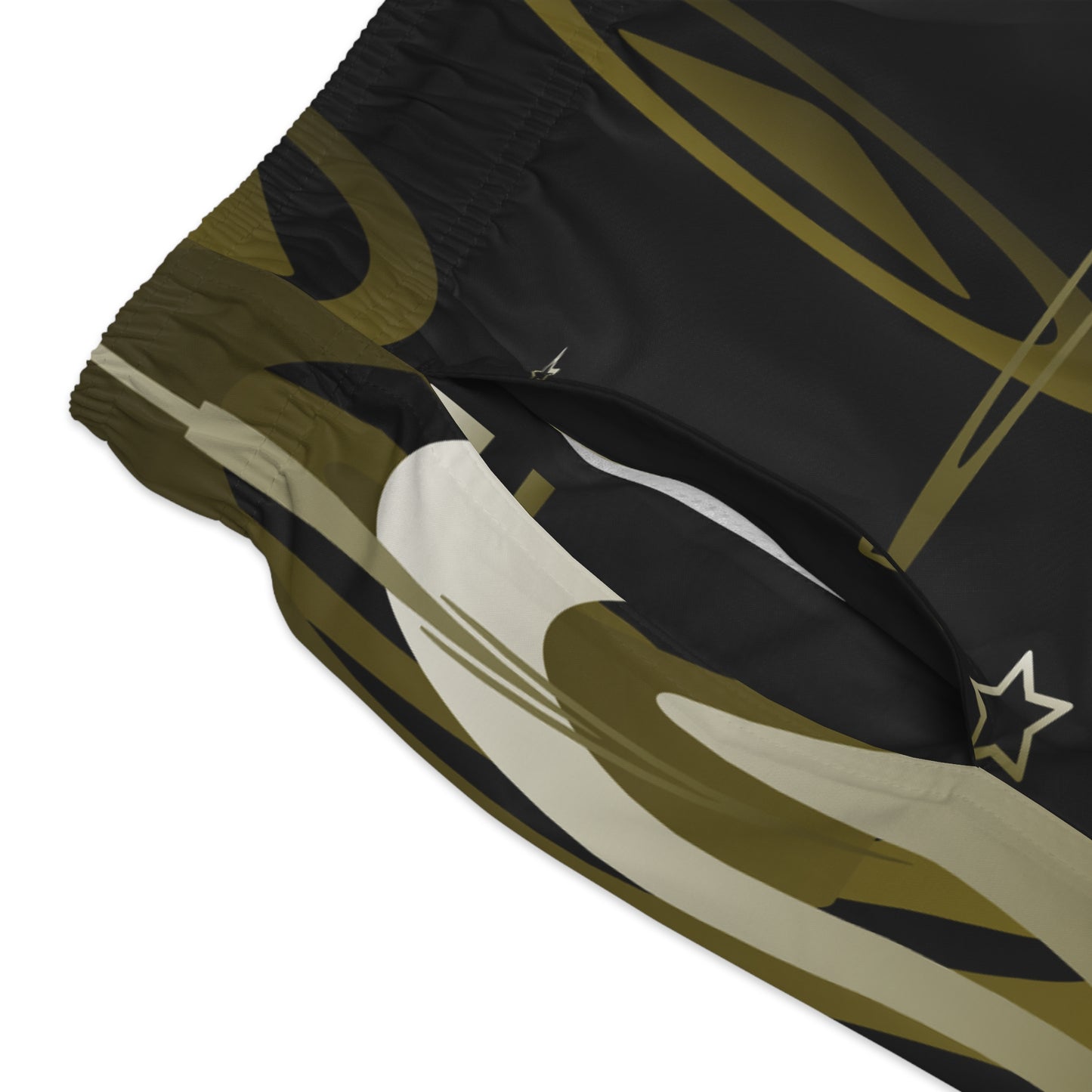 Gold Stars Swim Trunks (AOP)