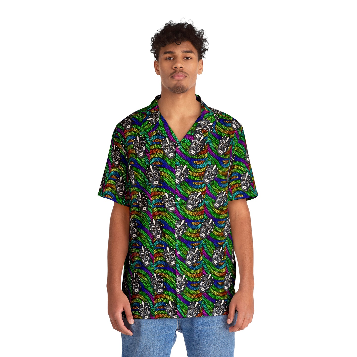 Mask Of Truth Men's Hawaiian Shirt