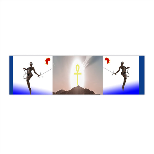 Ankh w Lady Justice Bumper Stickers