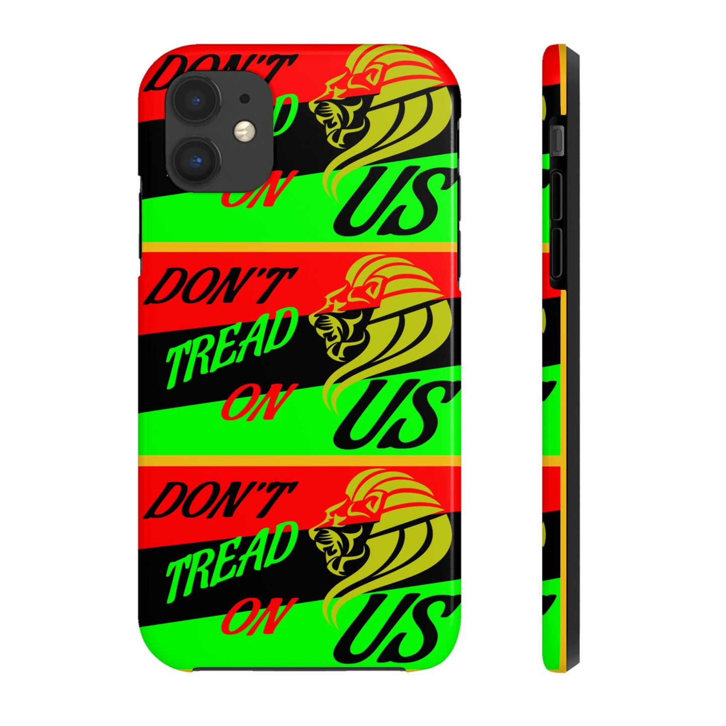 "Don't Tread On Us" African Diaspora Flag X's 3 Tough Phone Cases, Case-Mate