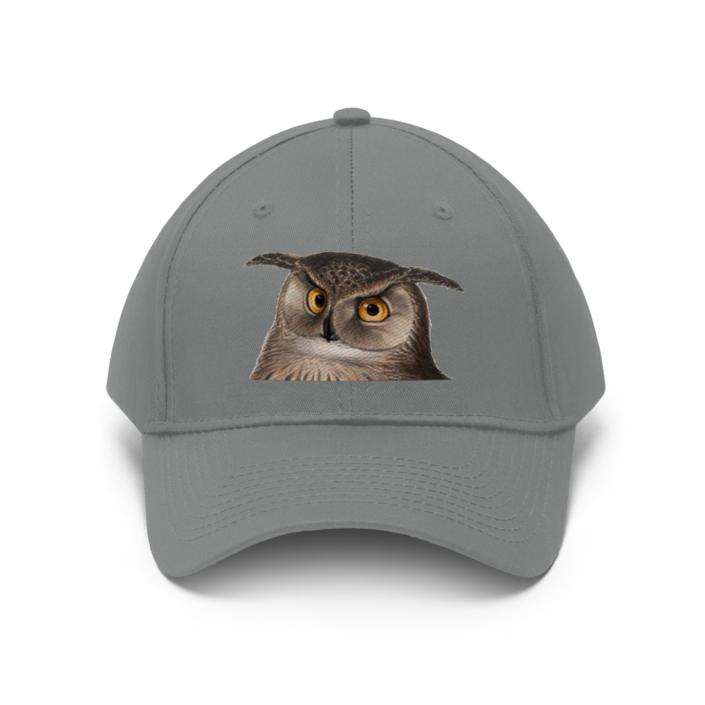 Owl Face  Unisex Twill Hat