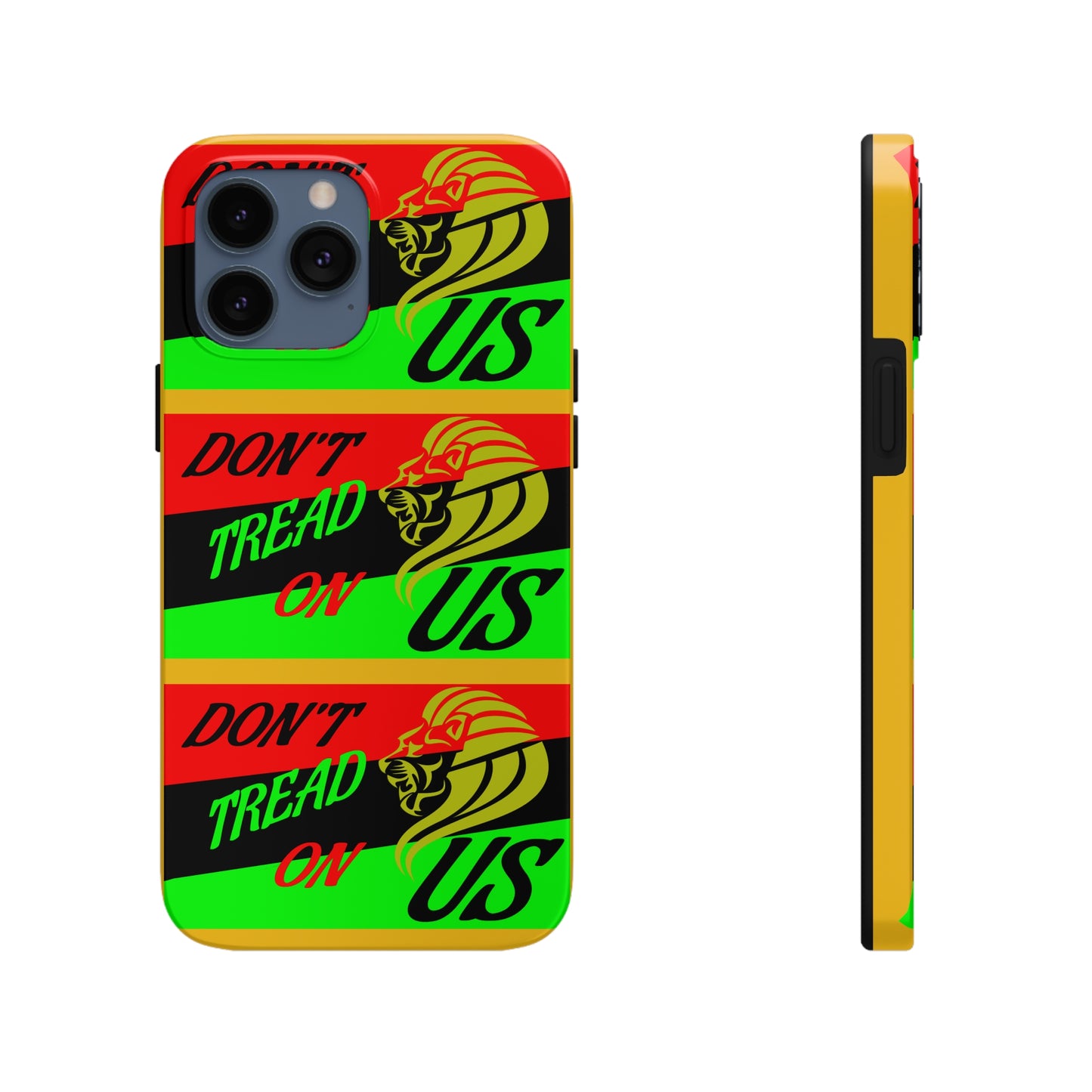 "Don't Tread On Us" African Diaspora Flag X's 3 Tough Phone Cases, Case-Mate