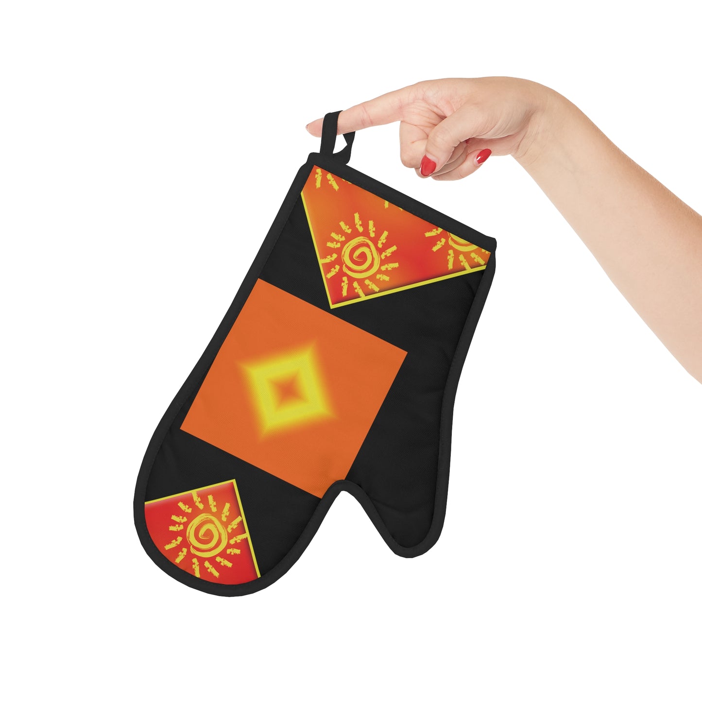 Sun Shine Oven Glove (Black)