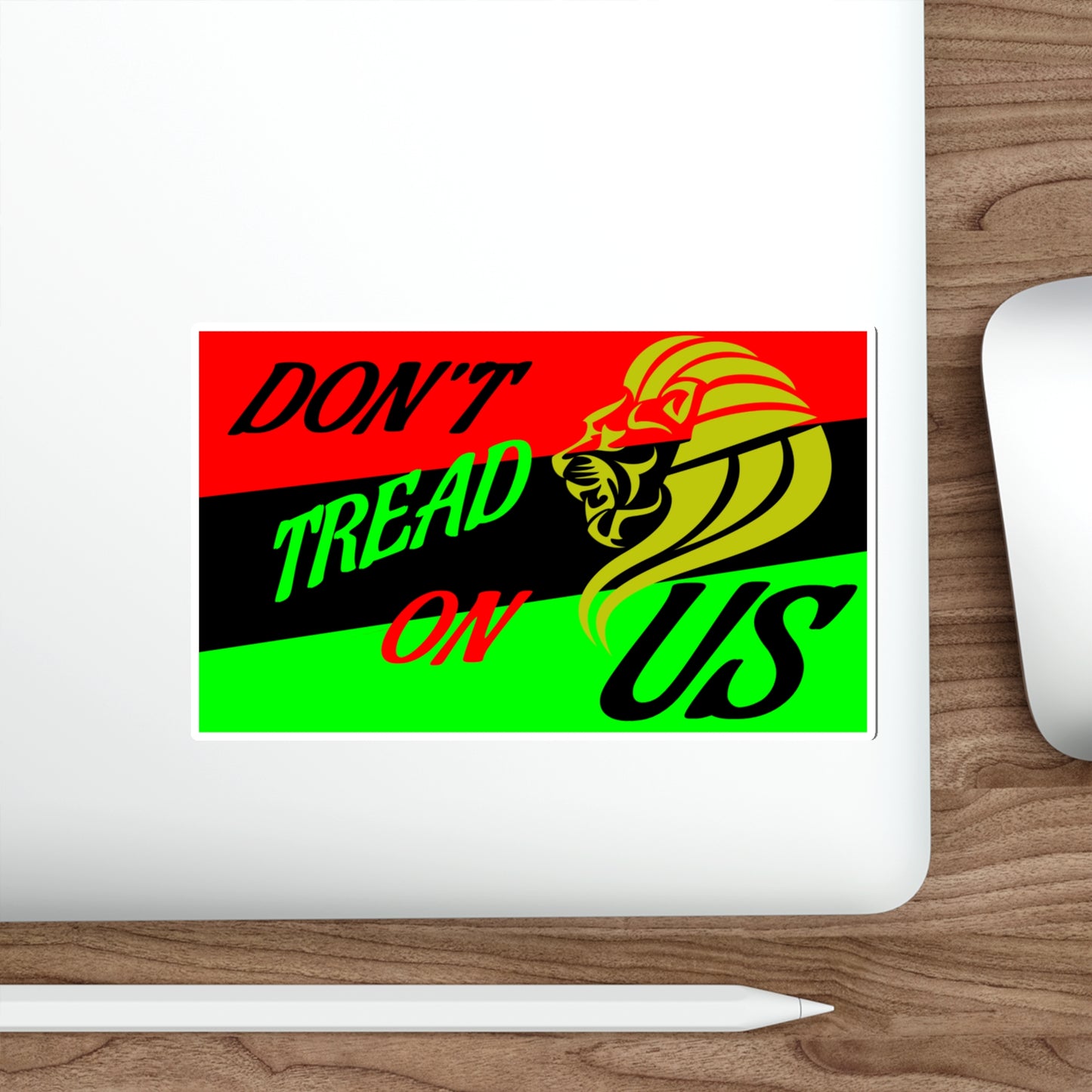 DO NOT TREAD ON US Die-cut sticker