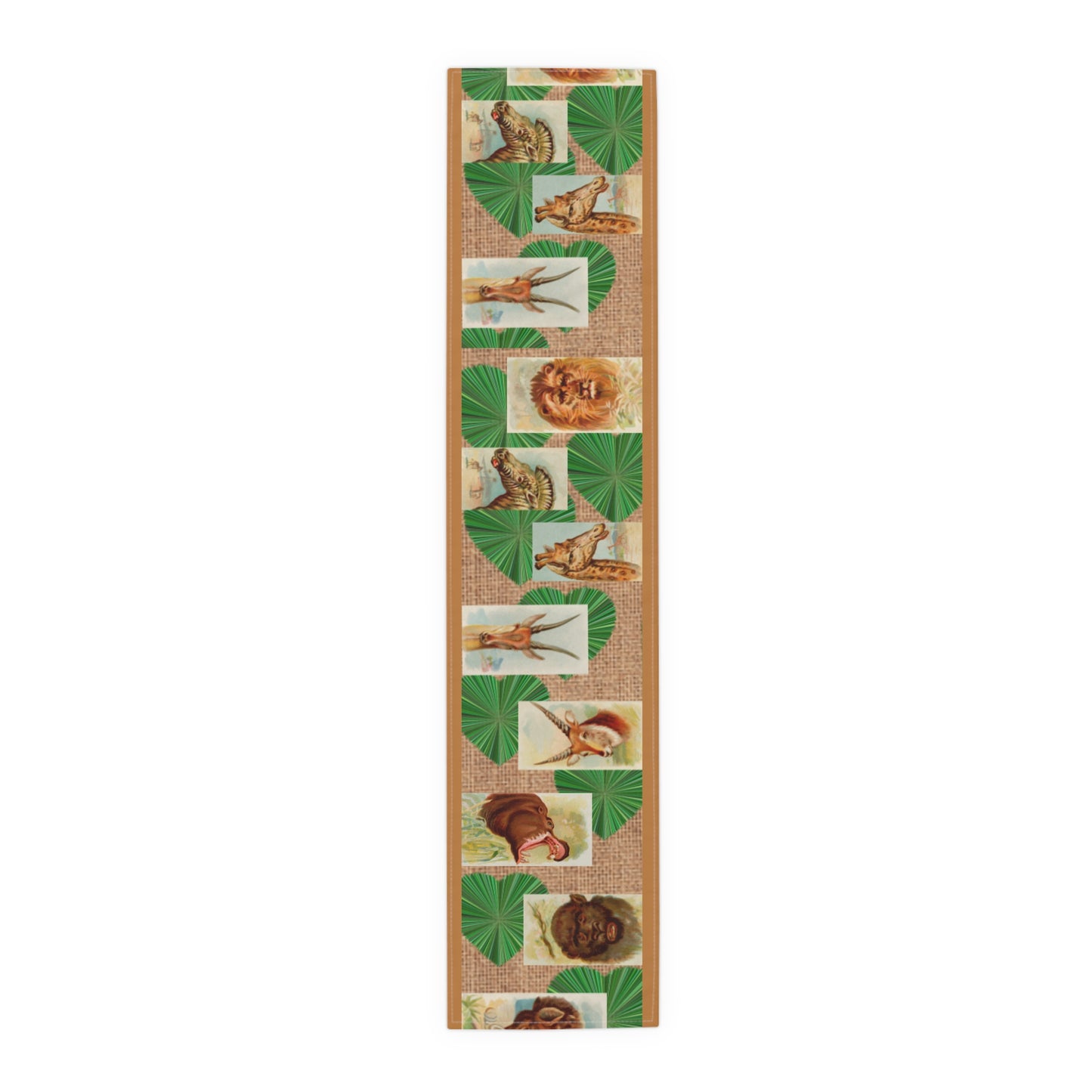 Heart Grass Animals Table Runner (Cotton, Poly)