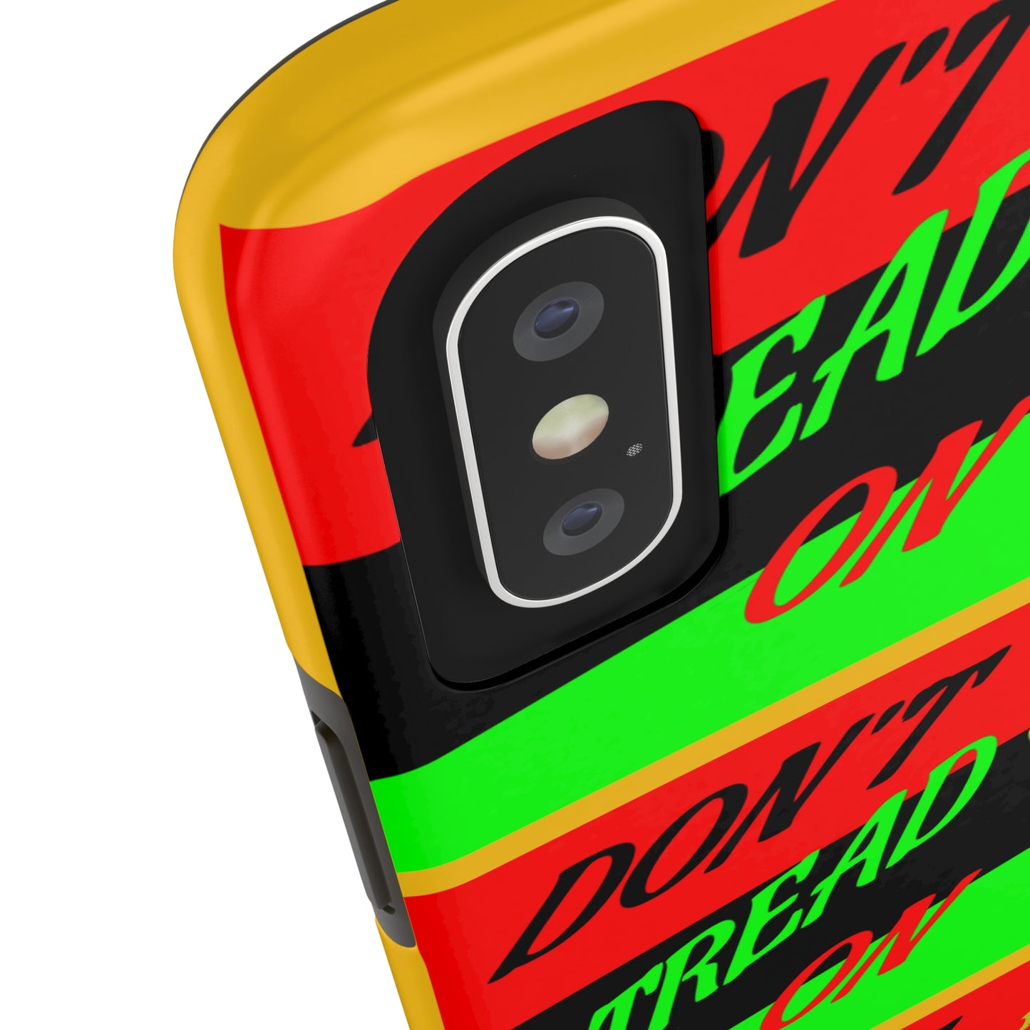 "Don't Tread On Us" African Diaspora Flag X's 3 Tough Phone Cases, Case-Mate