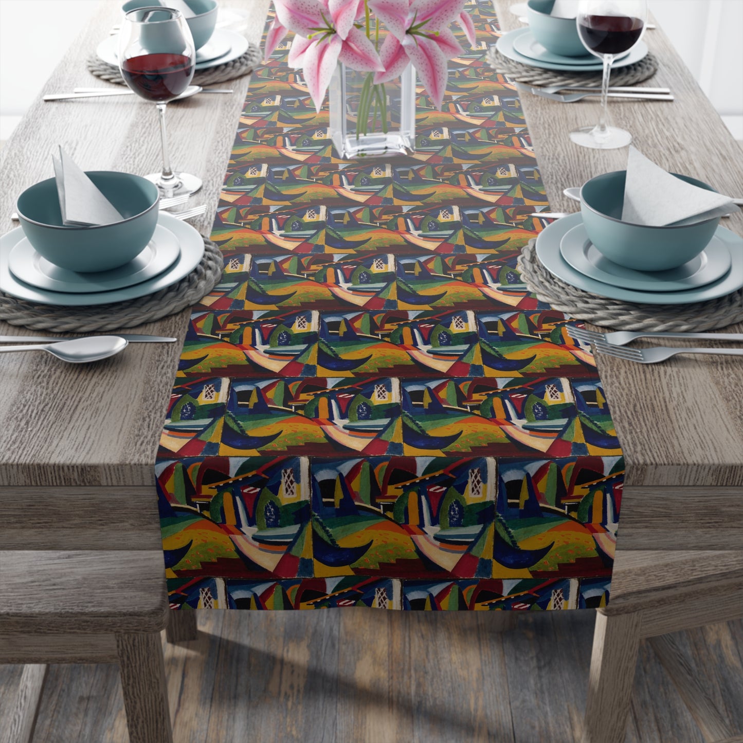 Gondola  Table Runner (Cotton, Poly)