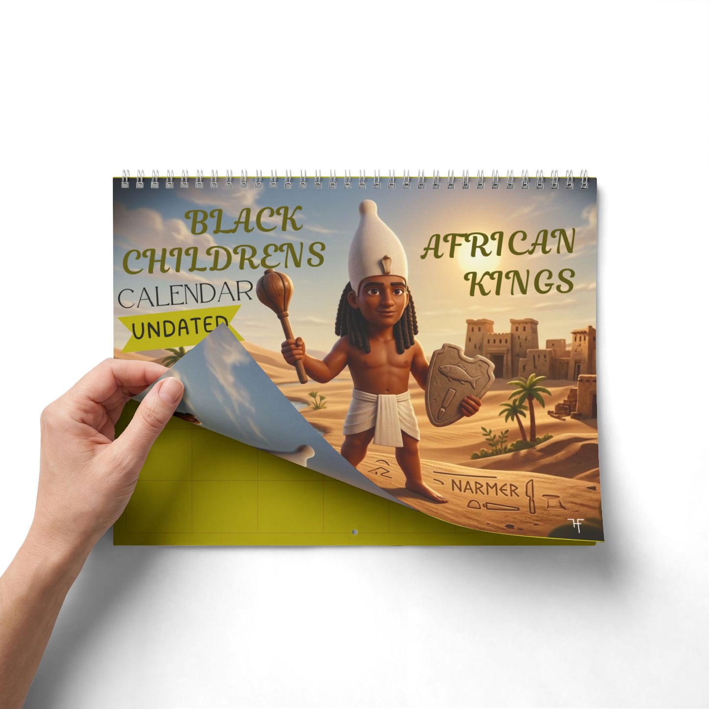 African Kings Wall Calendar — Undated Black Children's History & Culture Calendar