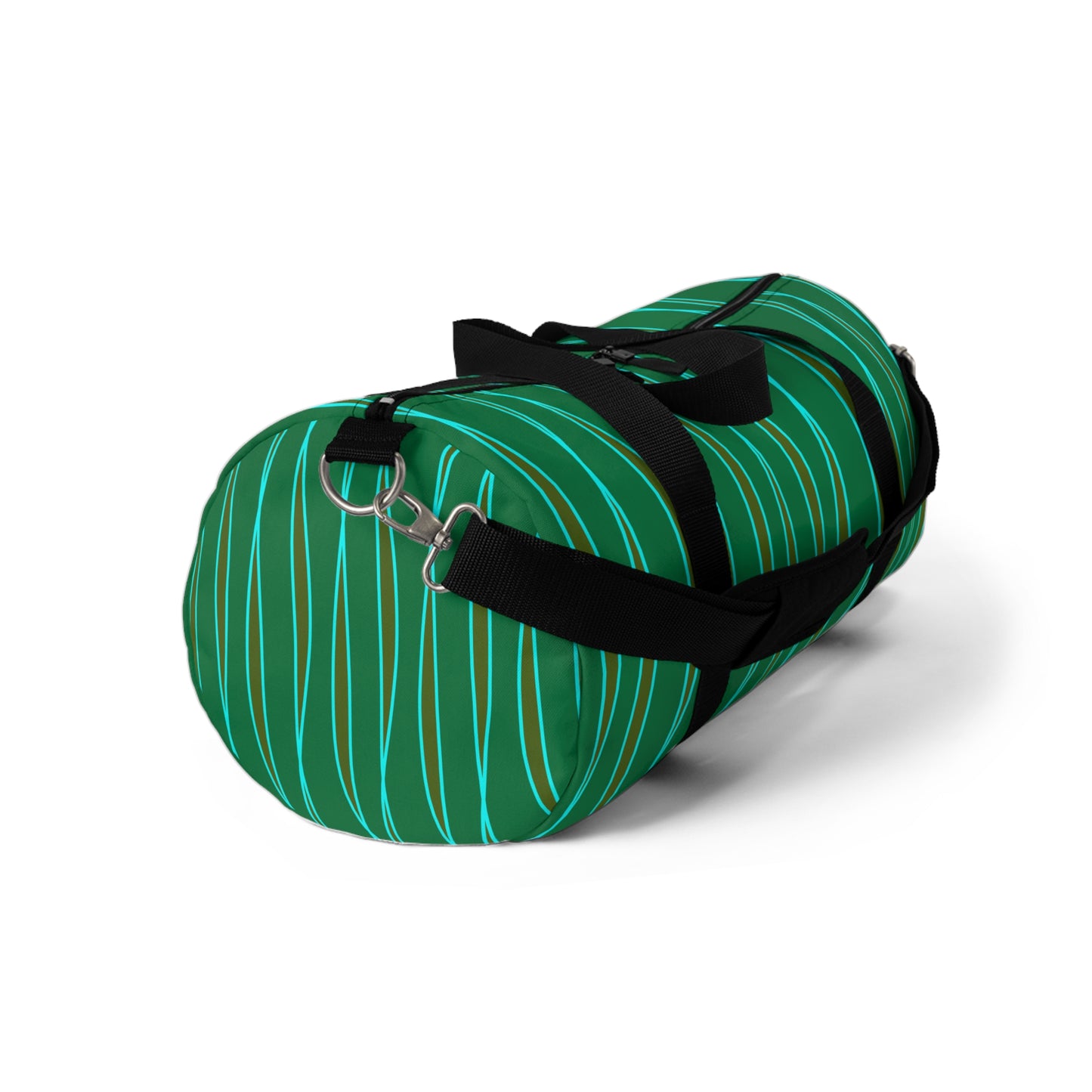 Light Ribbons (Green) Duffel Bag