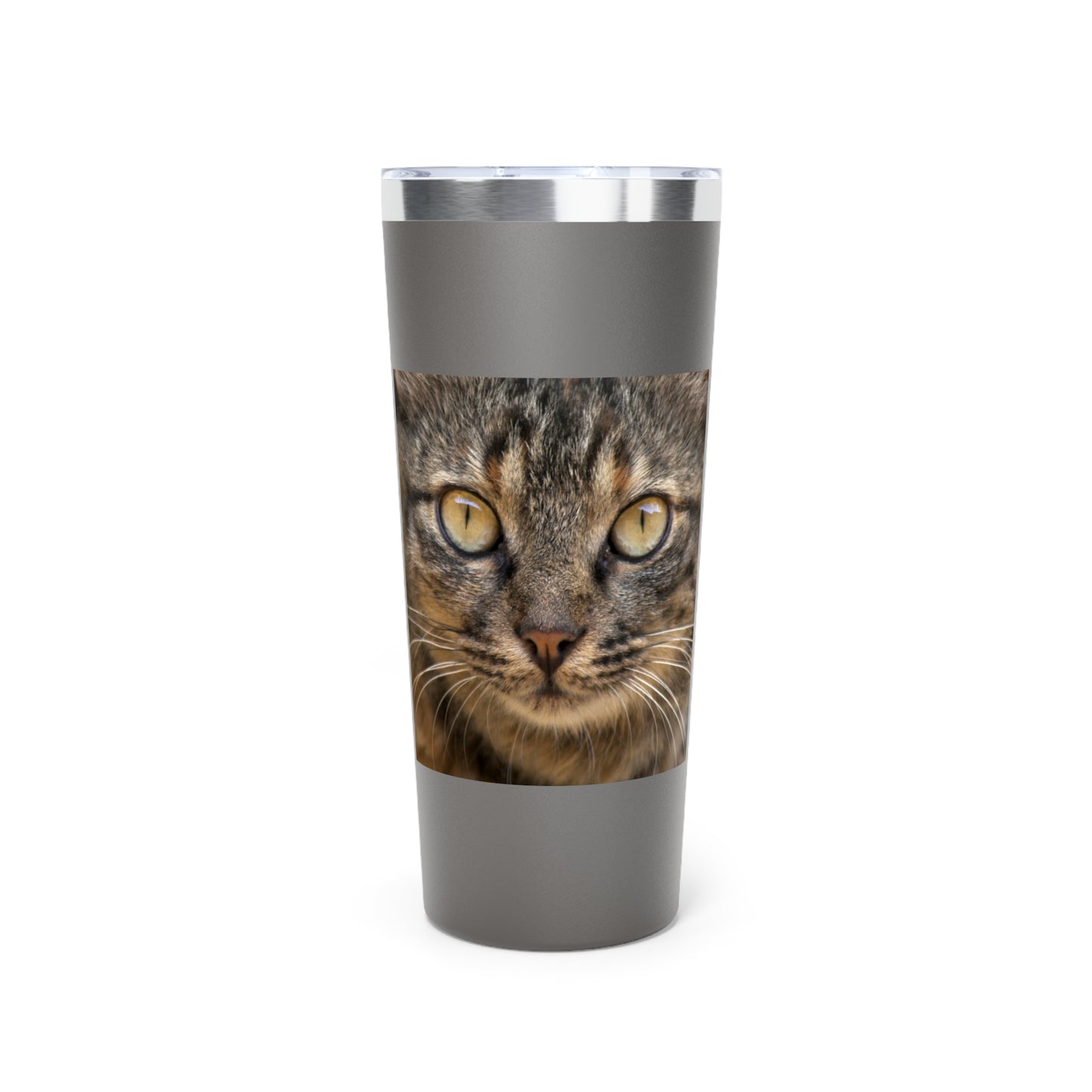 Cat Face  Copper Vacuum Insulated Tumbler, 22oz