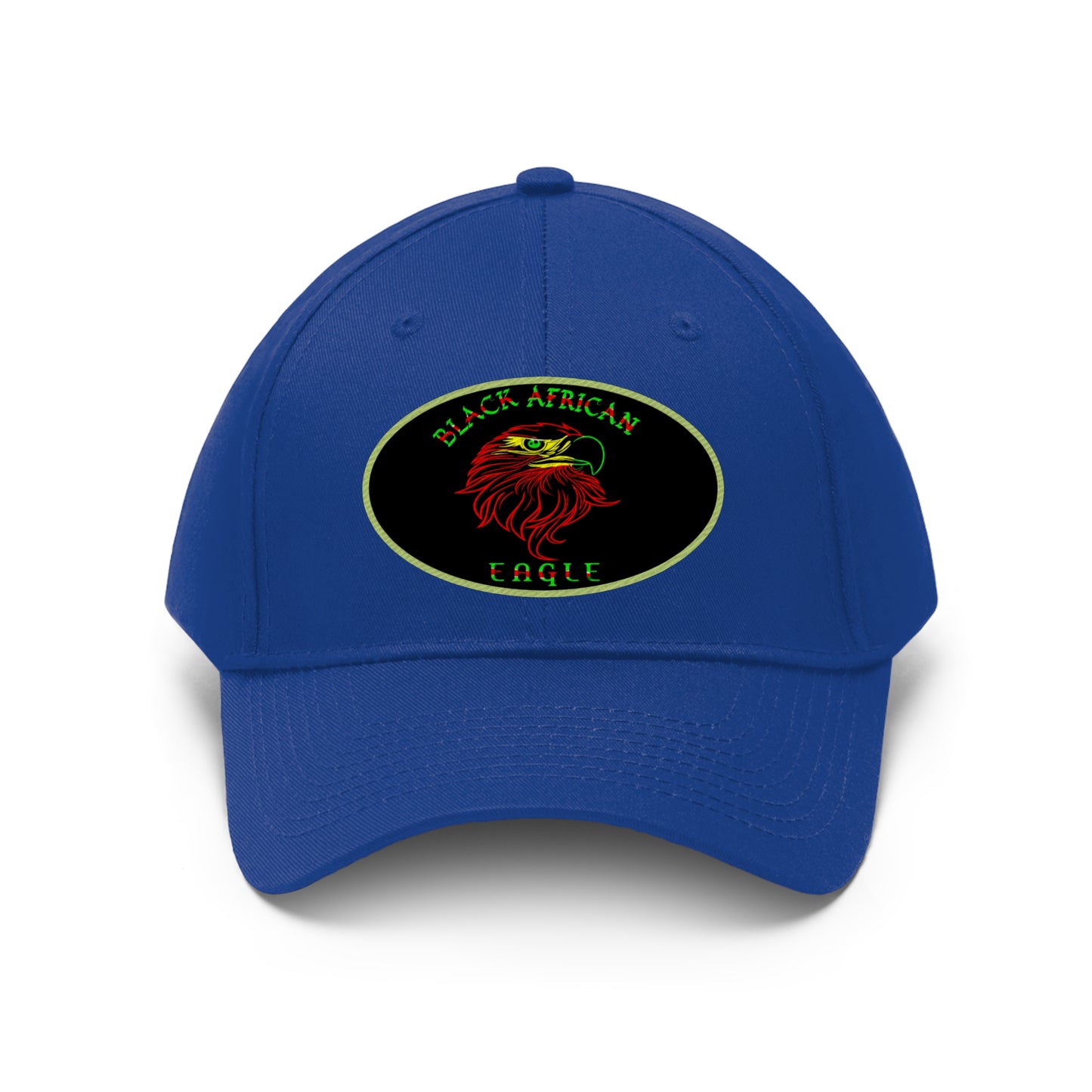 Black African Eagle  (EMBROIDERED )   Unisex Twill Hat