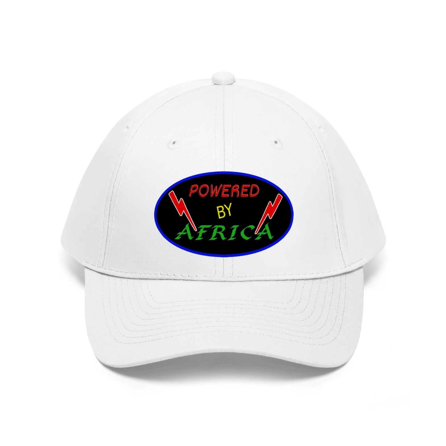 Powered By Africa (EMBROIDERED )  Unisex Twill Hat