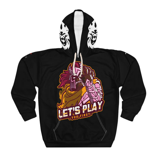 Lets Play Pink Unisex Pullover Hoodie