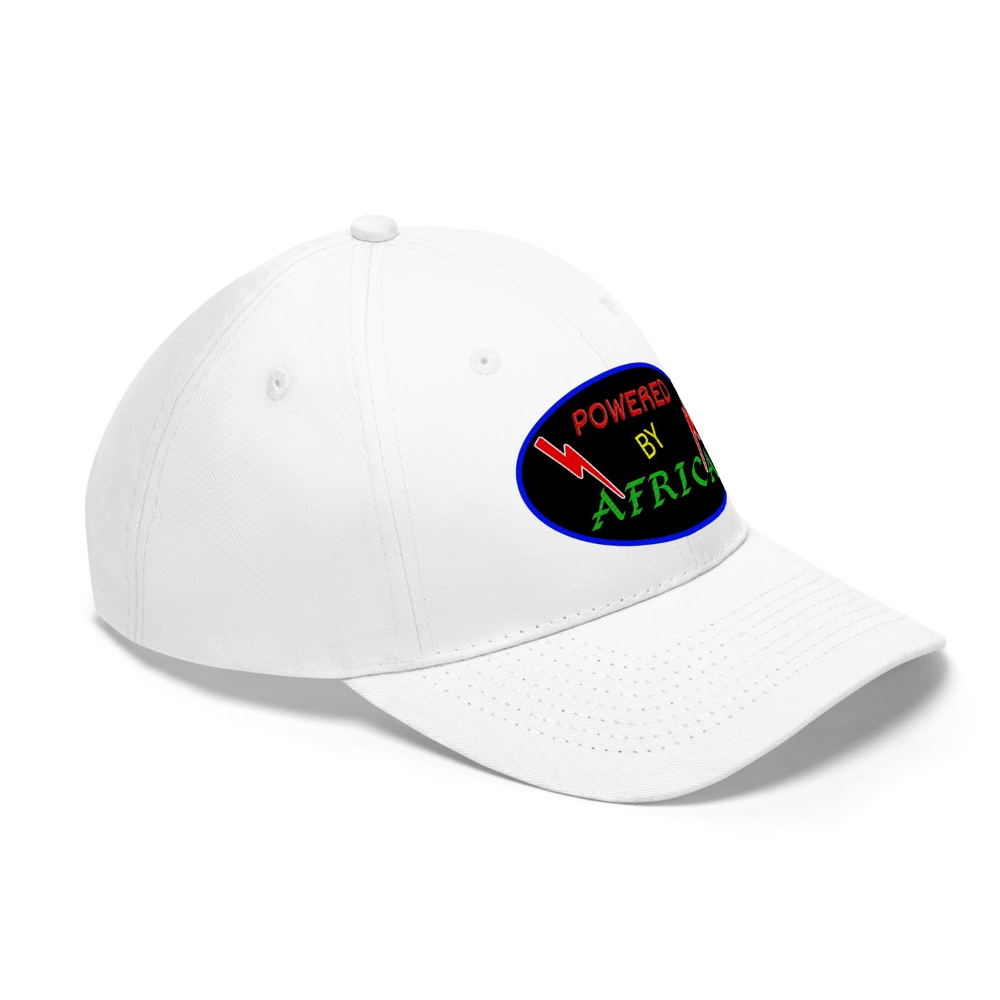 Powered By Africa (EMBROIDERED )  Unisex Twill Hat