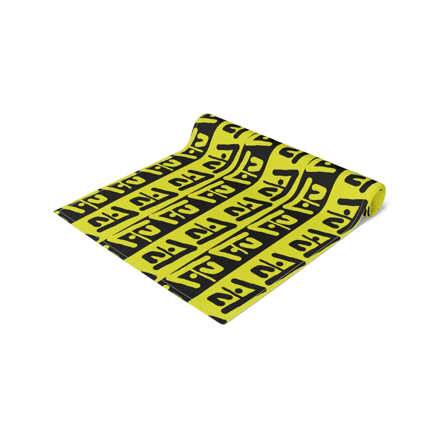 Black & Gold Q Table Runner (Cotton, Poly)