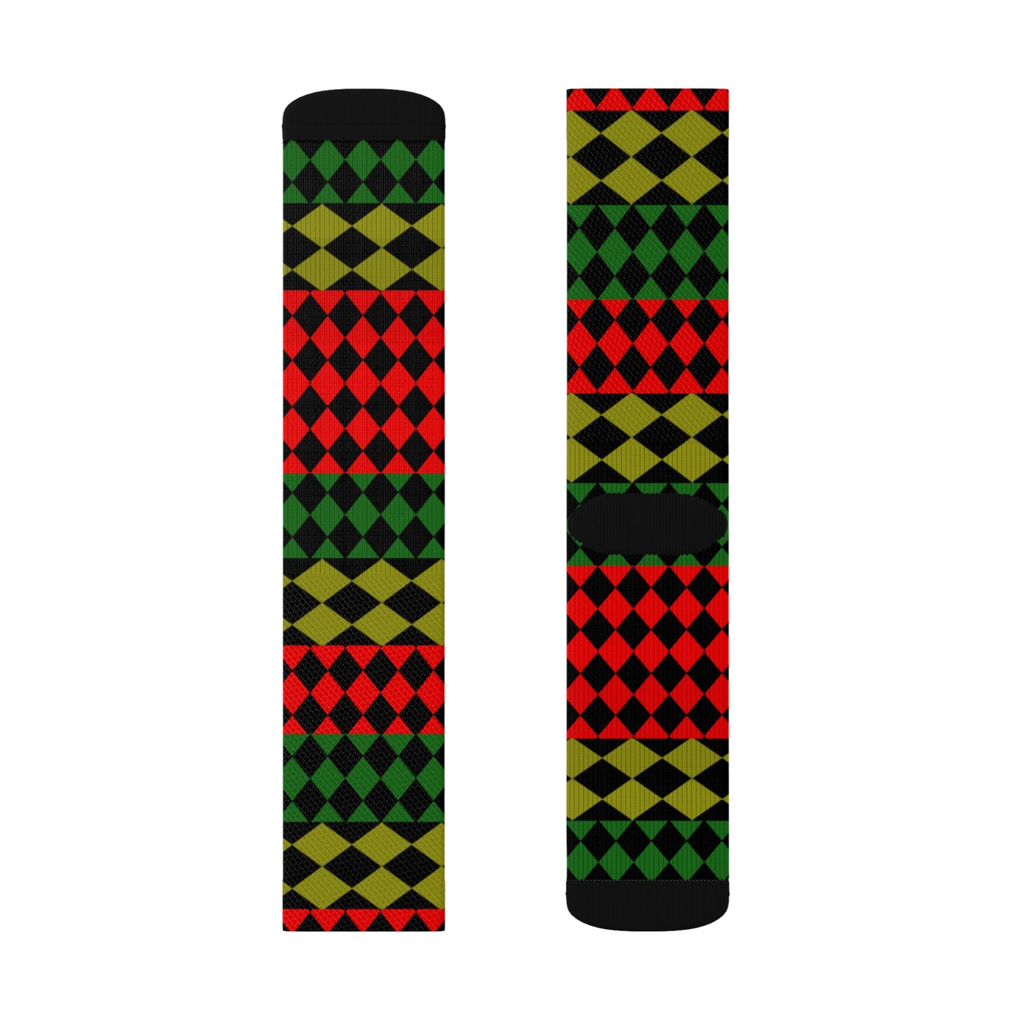 Pan African Flag [Optical] Tubed Socks