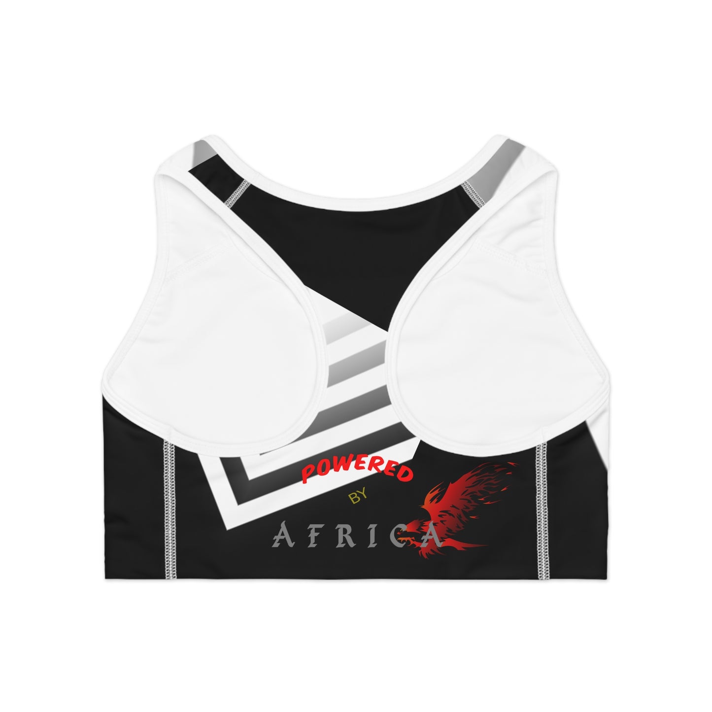 Powered By Africa Sports Bra (AOP)