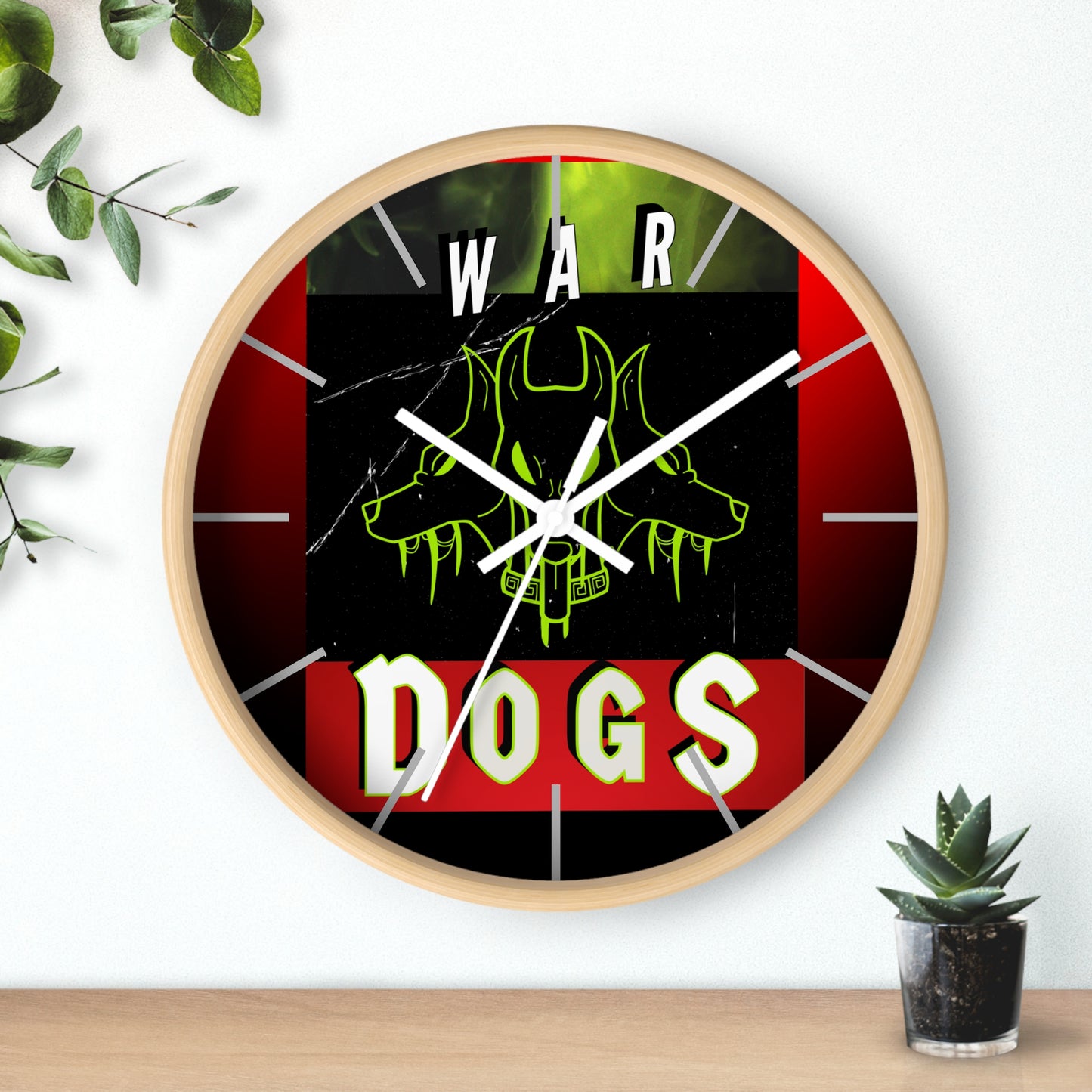 WAR DOGS Wall clock