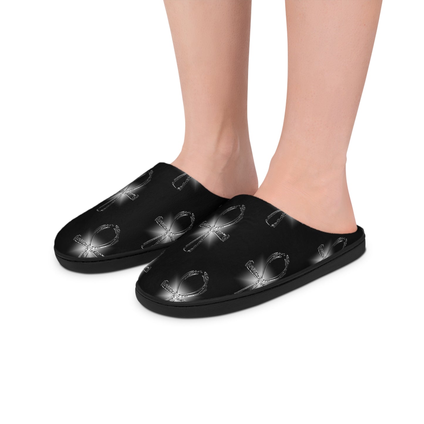 Glass Ankh Women's Indoor Slippers