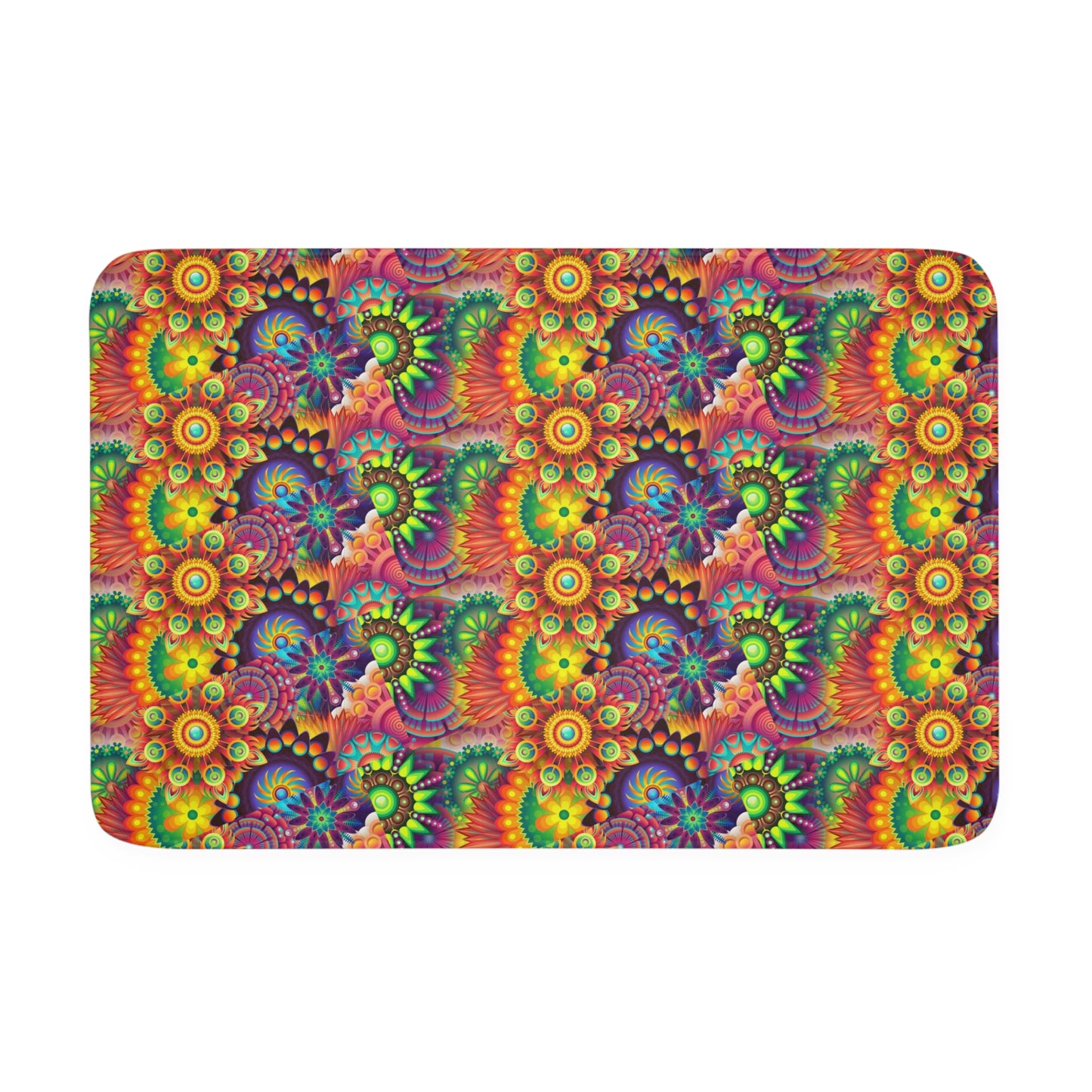 Mandalas-g Memory Foam Bath Mat