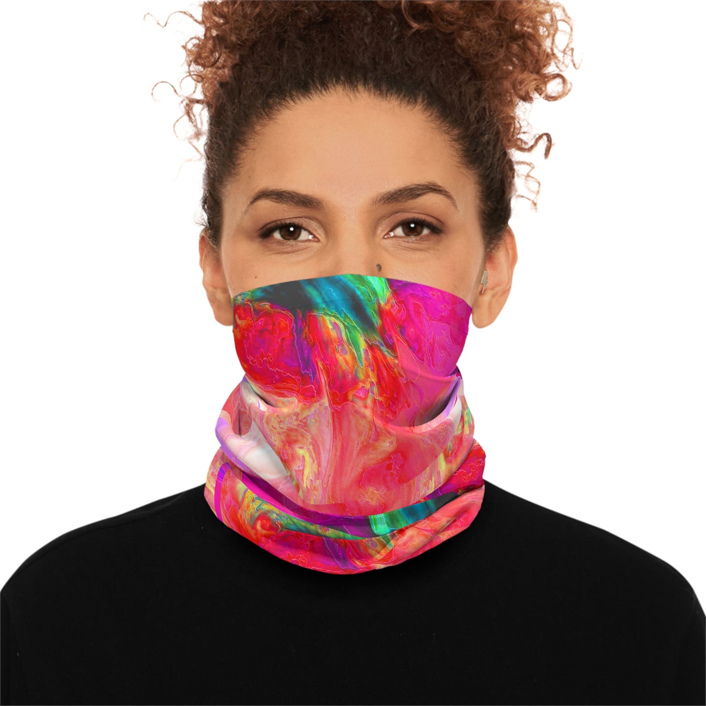 Red Mix  Midweight Neck Gaiter