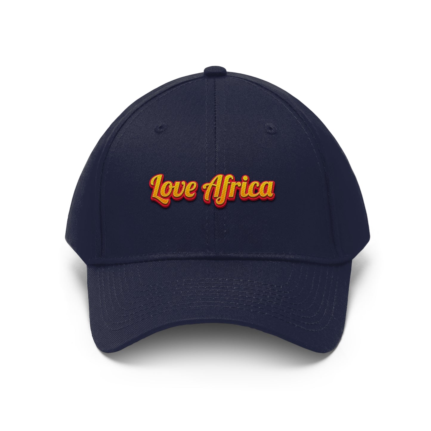 Love Africa (EMBROIDERED ) Unisex Twill Hat