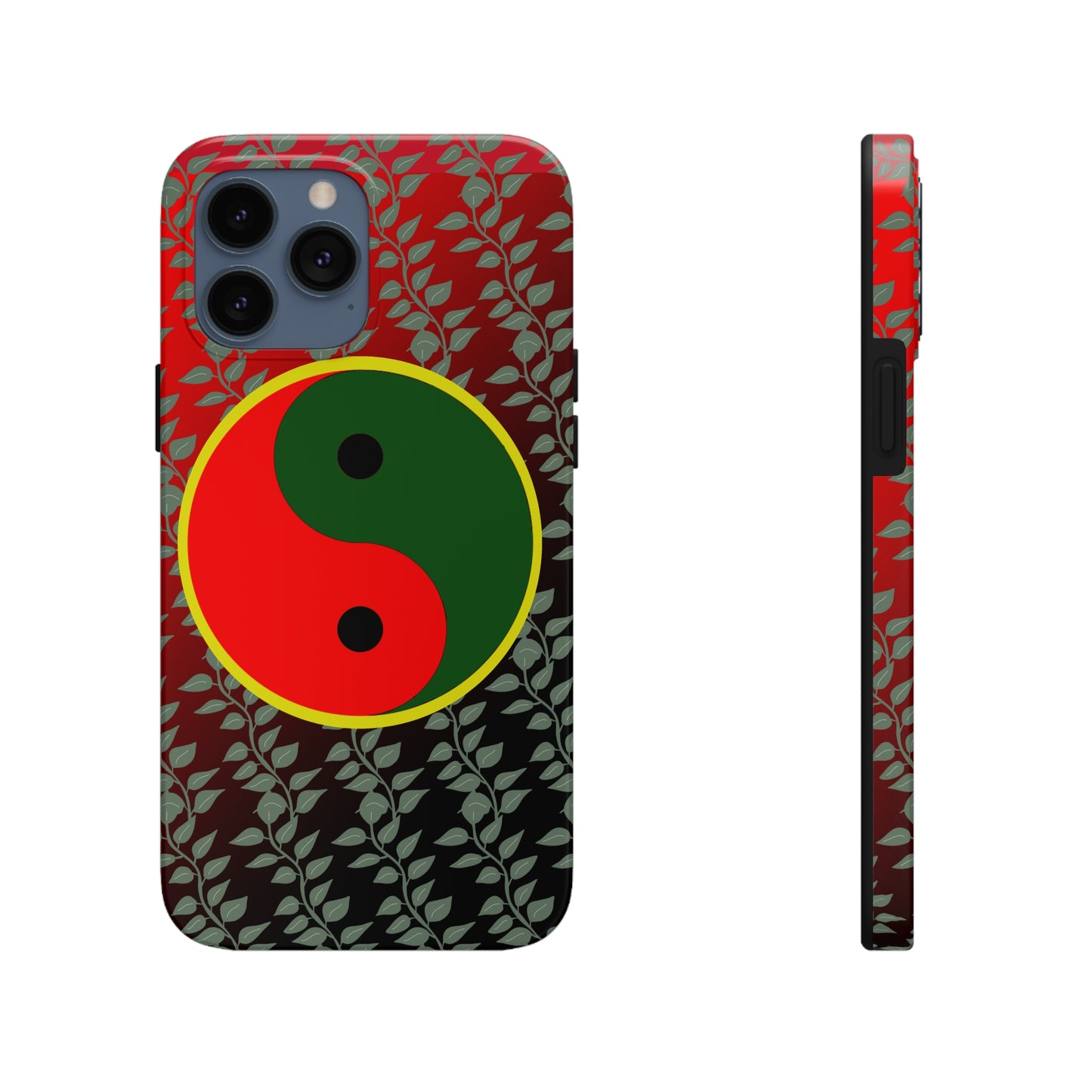 Afro Yen and Yang Tough Phone Cases, Case-Mate