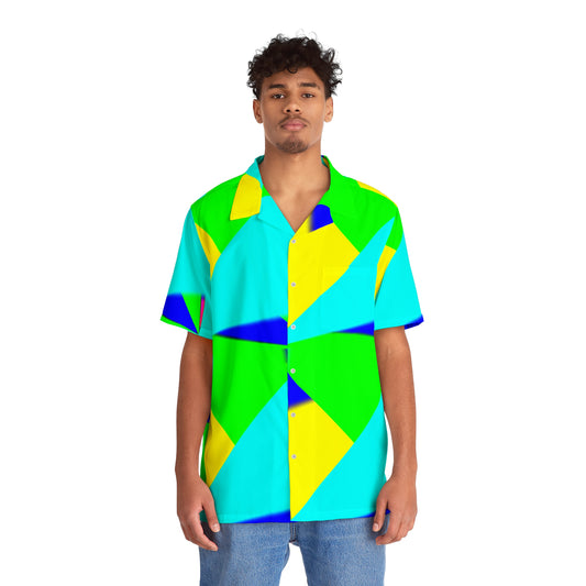 Blue Light Men's Hawaiian Shirt