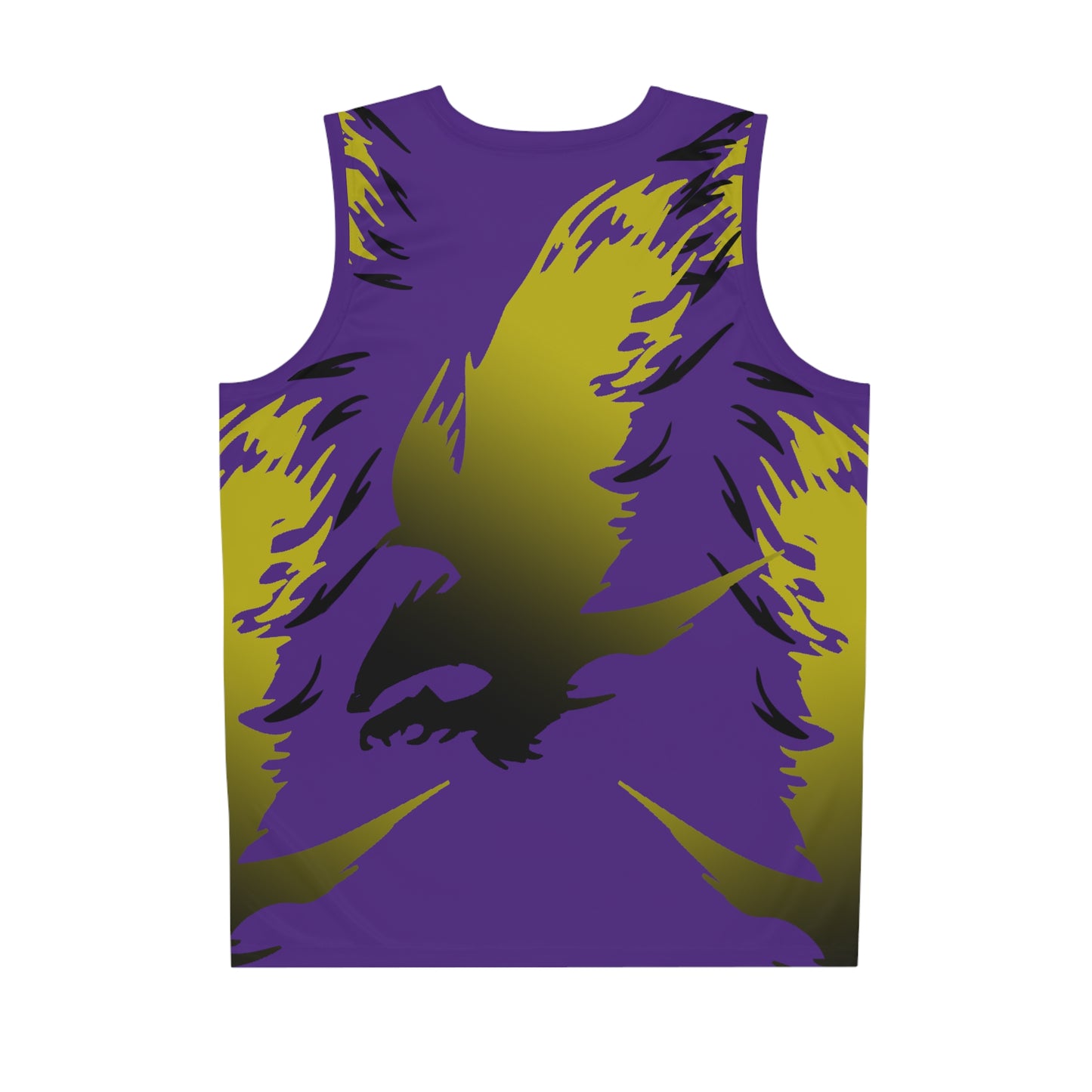 Golden Black Raptor      Basketball Jersey (AOP)