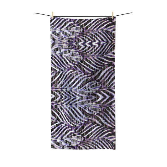 Purple Vine Poly Cotton Towel