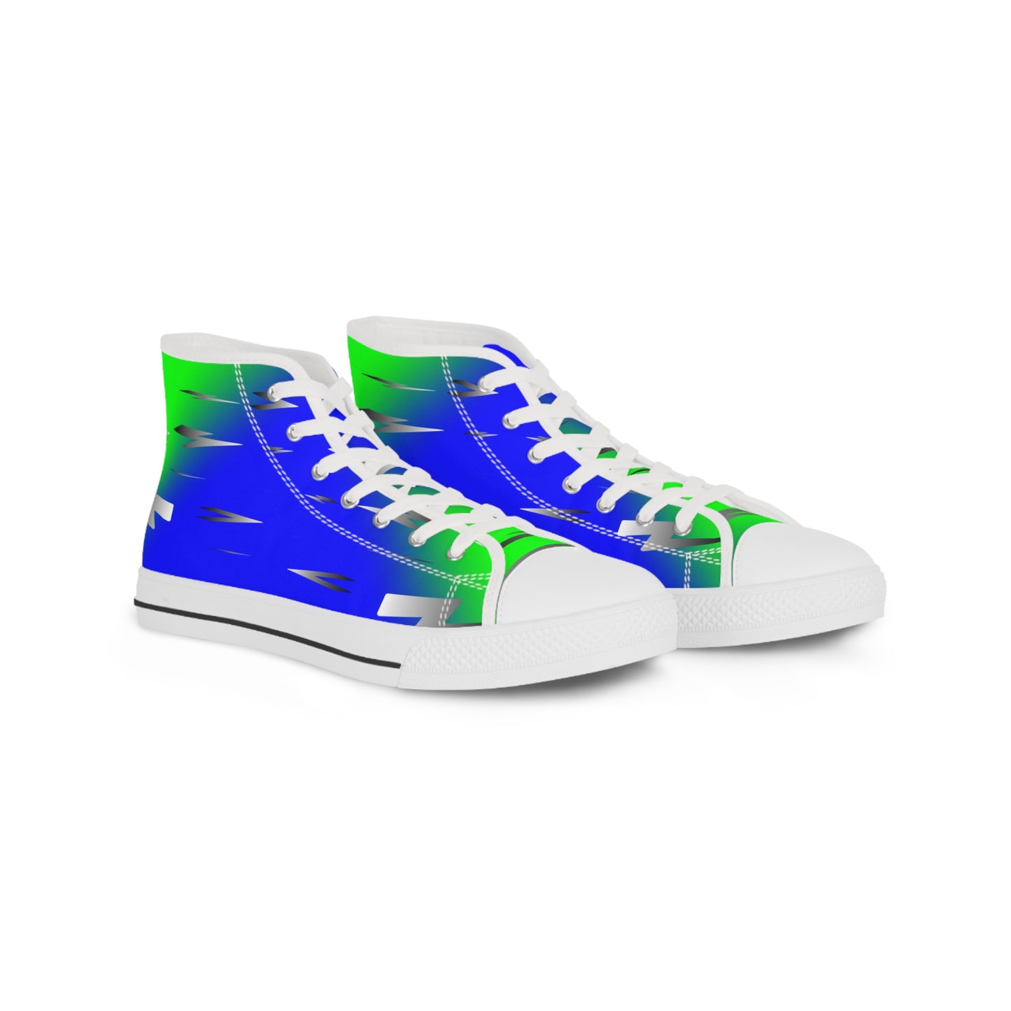 Silver Green.svg  Men's High Top Sneakers