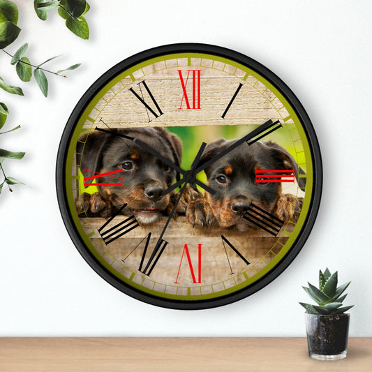 Rottweilers Wall clock