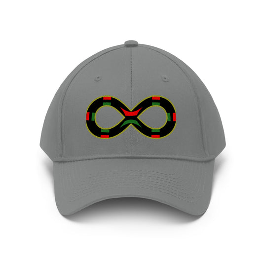 AFRICAN Infinity (EMBROIDERED ) Unisex Twill Hat