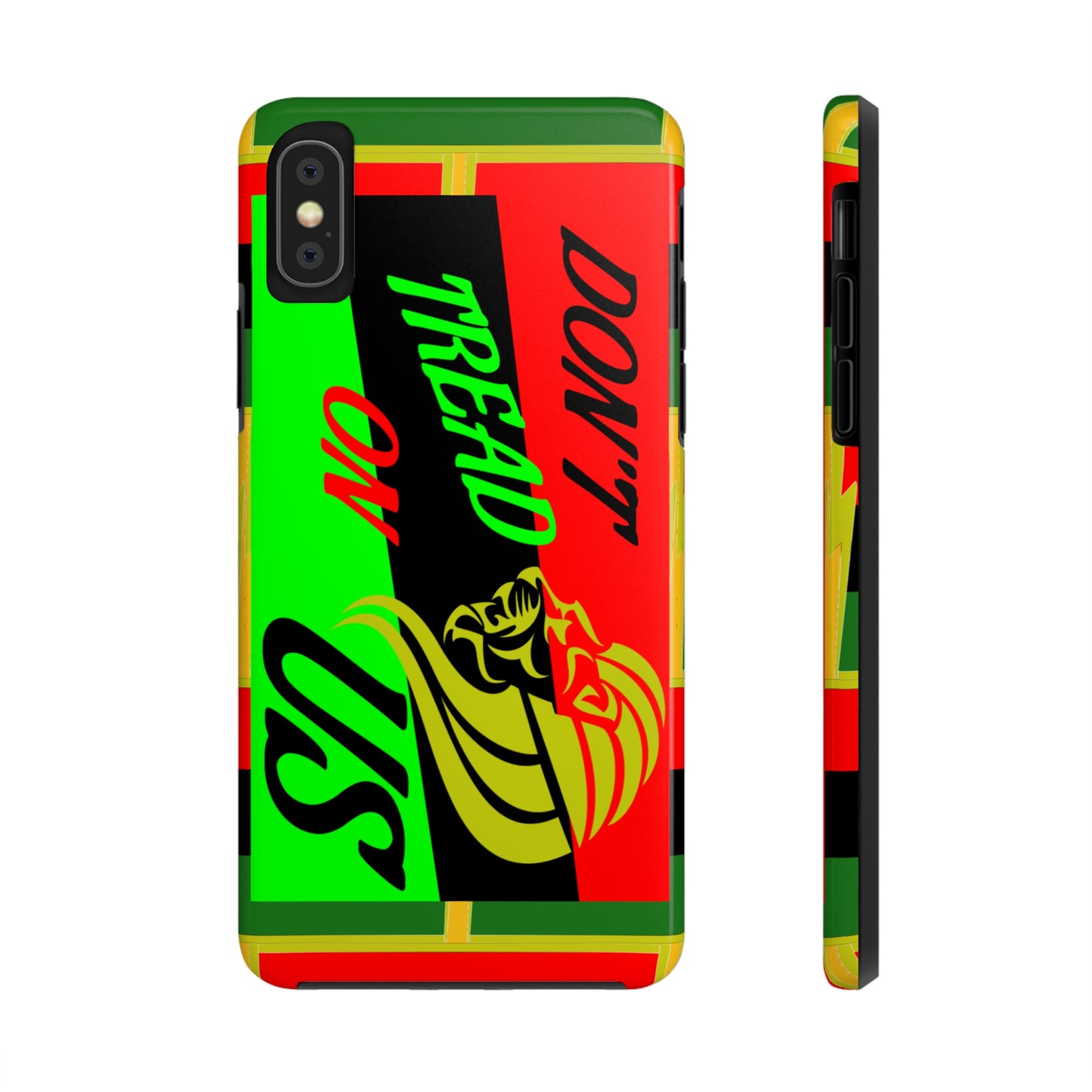 "Don't Tread On Us" African Diaspora Flag Tough Phone Cases, Case-Mate