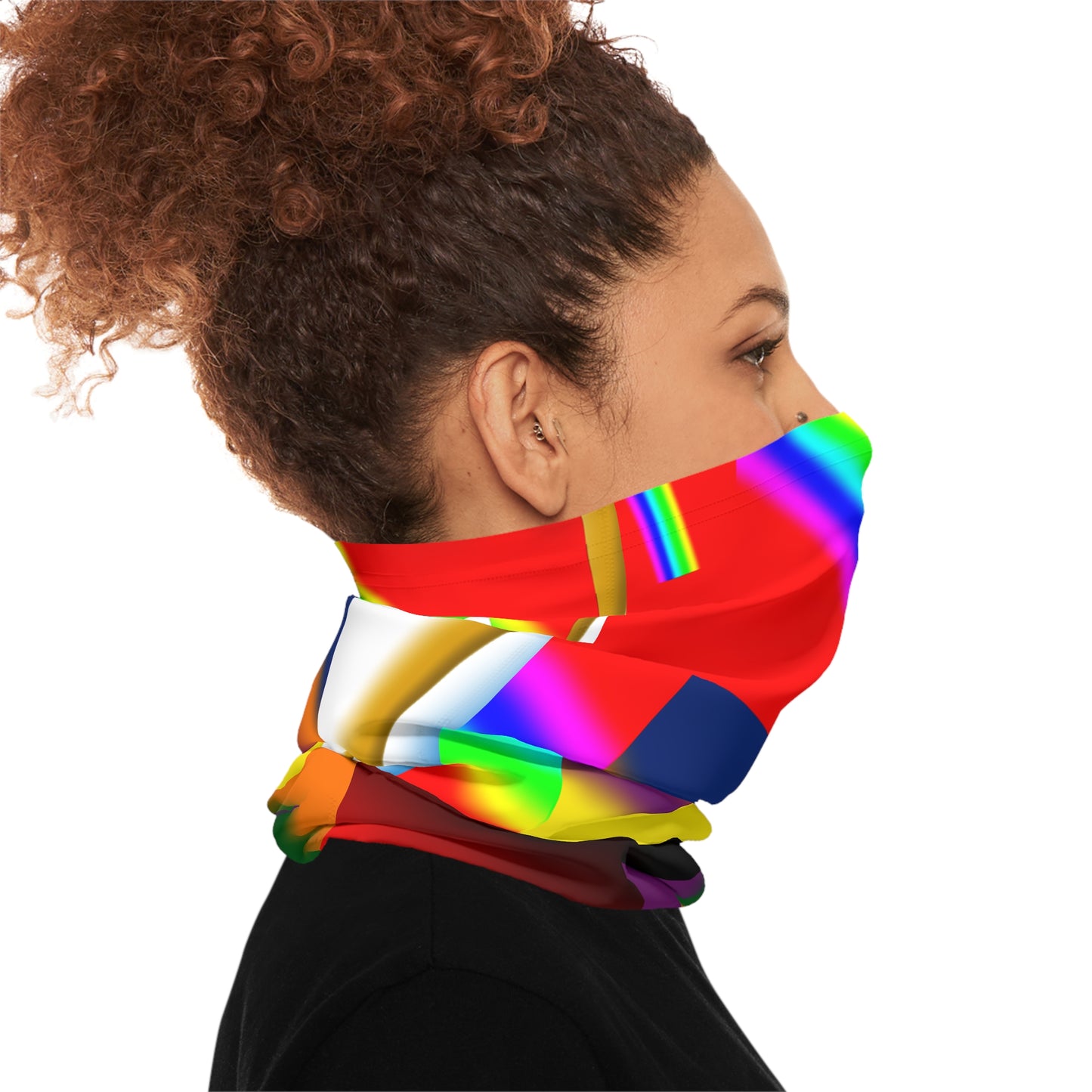 Recer Collage Midweight Neck Gaiter