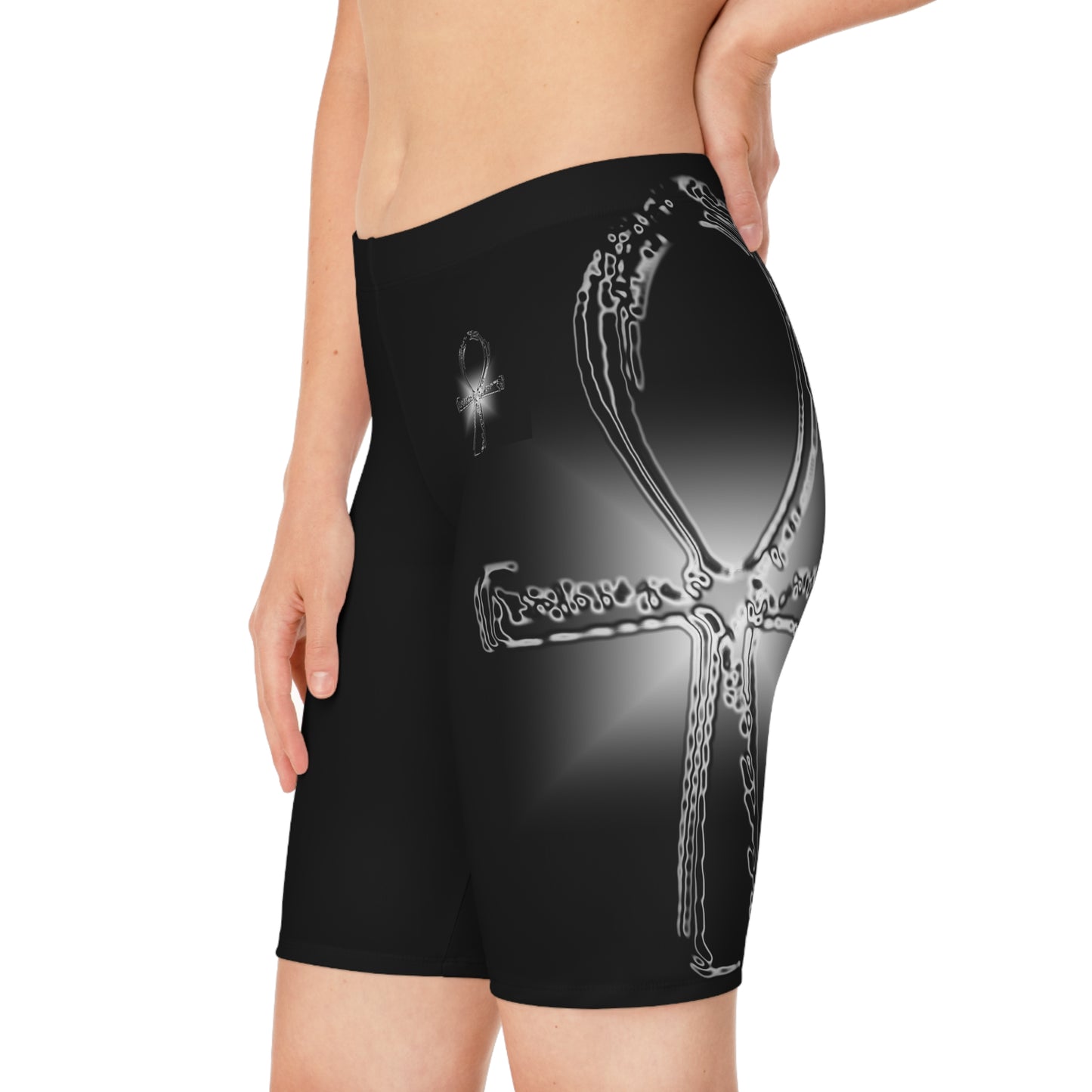 Glass  Ankh Women's Bike Shorts (AOP)