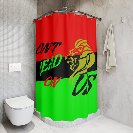 Don't Tread On US Polyester Shower Curtain