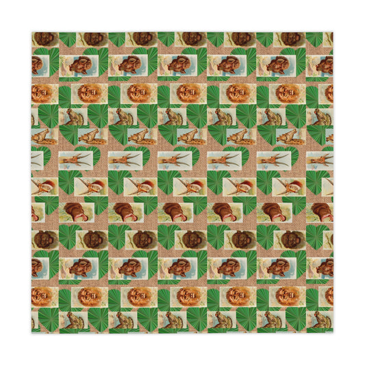 Heart Grass Animals Tablecloth