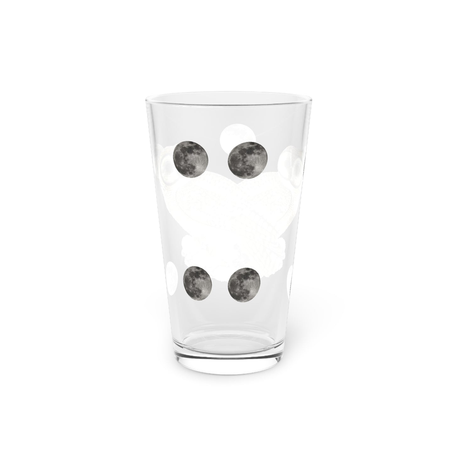 Owl & Moon   Pint Glass, 16oz